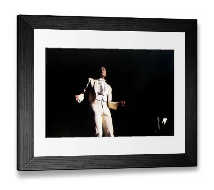 Framed Print : Soul Singer Performing In Detroit