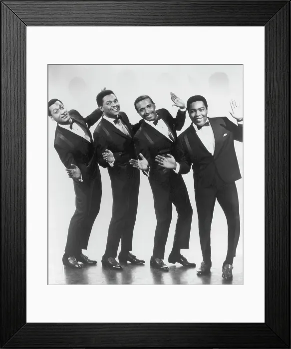 Framed Print : Four Tops Studio Portrait Framed Print : Four Tops Studio Portrait
