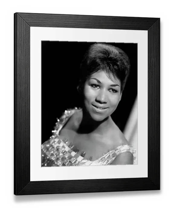 Framed Print : Aretha Franklin Framed Print : Aretha Franklin