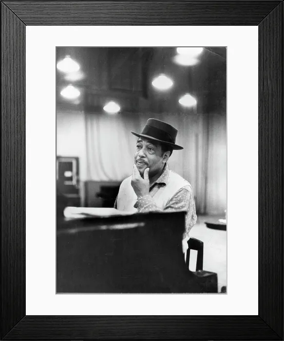 Framed Print : Duke Ellington Recording Framed Print : Duke Ellington Recording