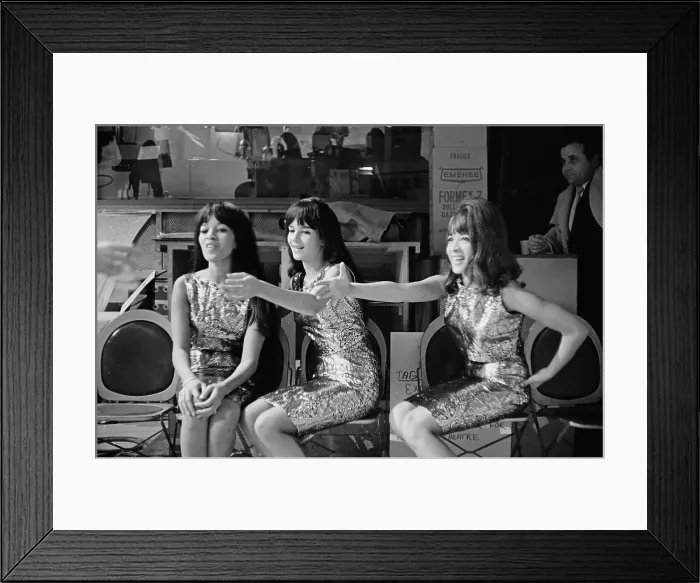 Framed Print : The Ronettes On Lunch with Soupy Sales Framed Print : The Ronettes On Lunch with Soupy Sales