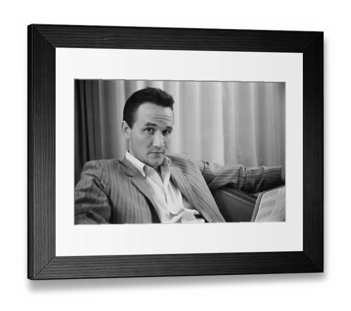 Framed Print : Roger Miller, American Singer-Songwriter Framed Print : Roger Miller, American Singer-Songwriter