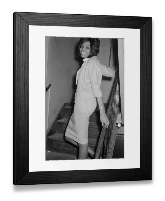 Framed Print : Anna King. American soul singer Anna King (1937 - 2002), 1964 Framed Print : Anna King. American soul singer Anna King (1937 - 2002), 1964