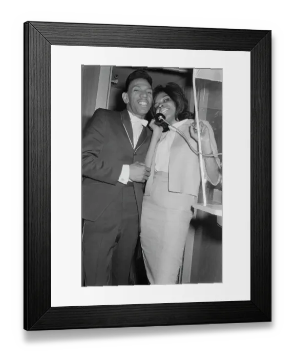Framed Print : Bobby Byrd And Anna King Framed Print : Bobby Byrd And Anna King