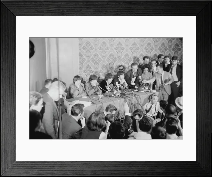 Framed Print : Beatles In New York Framed Print : Beatles In New York