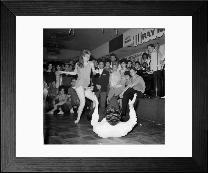 Framed Print : Dancers And Ray Milan And The Quartet Framed Print : Dancers And Ray Milan And The Quartet