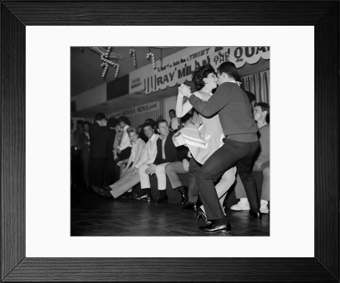Framed Print : Dancers And Ray Milan And The Quartet Framed Print : Dancers And Ray Milan And The Quartet
