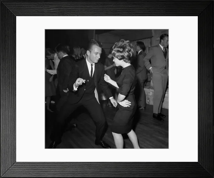 Framed Print : Dancers At Los Angeles Night Club Framed Print : Dancers At Los Angeles Night Club