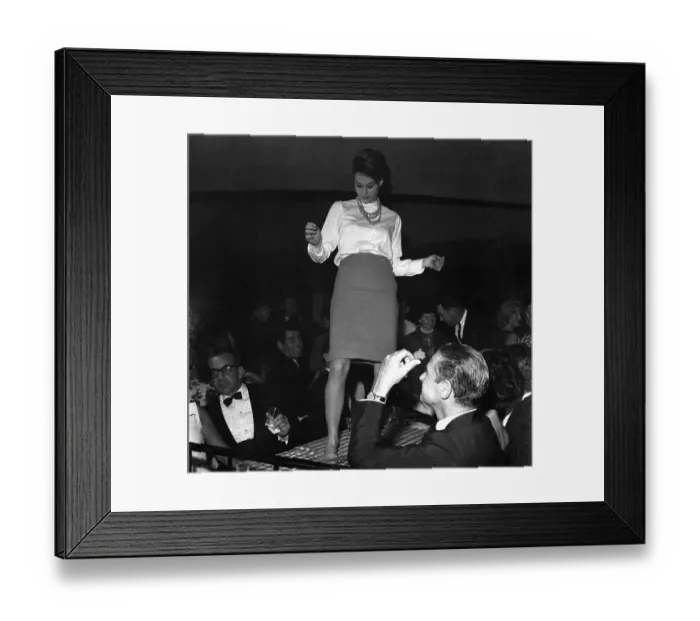 Framed Print : Dancers At Los Angeles Night Club Framed Print : Dancers At Los Angeles Night Club