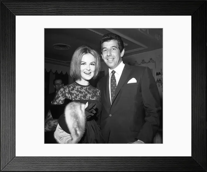 Framed Print : Shelley Fabares And Lou Adler At An Event Framed Print : Shelley Fabares And Lou Adler At An Event