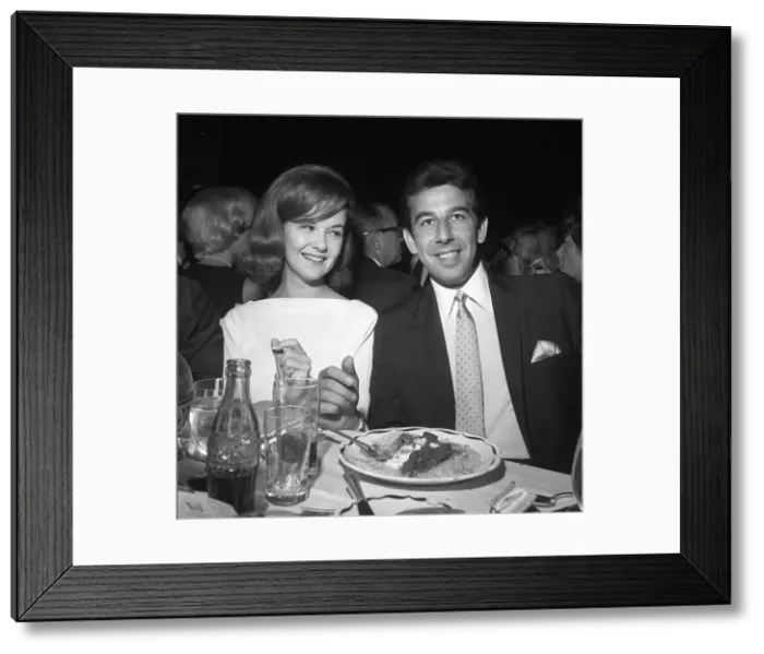 Framed Print : Shelley Fabares And Lou Adler At An Event Framed Print : Shelley Fabares And Lou Adler At An Event