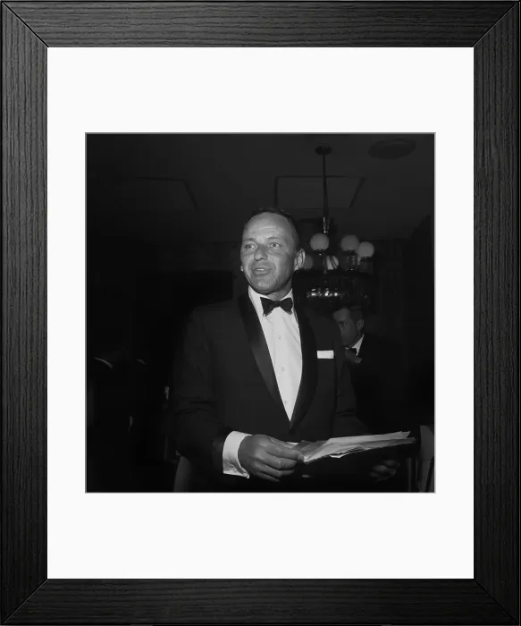 Framed Print : Frank Sinatra On the Town Framed Print : Frank Sinatra On the Town