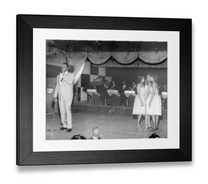 Framed Print : Bobby Bland Performing Framed Print : Bobby Bland Performing