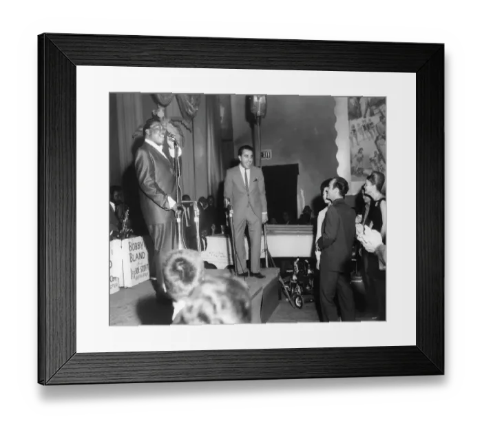 Framed Print : Bobby Bland Performing With Joe Scott Orchestra Framed Print : Bobby Bland Performing With Joe Scott Orchestra
