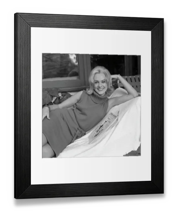 Framed Print : Jackie DeShannon Portrait Session At Home Framed Print : Jackie DeShannon Portrait Session At Home