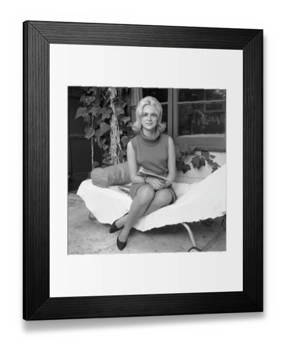Framed Print : Jackie DeShannon Portrait Session At Home Framed Print : Jackie DeShannon Portrait Session At Home