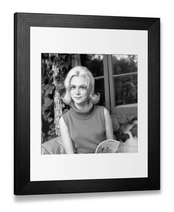 Framed Print : Jackie DeShannon Portrait Session At Home Framed Print : Jackie DeShannon Portrait Session At Home
