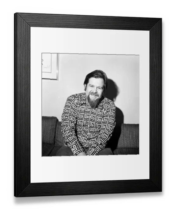 Framed Print : Dave Van Ronk Portrait