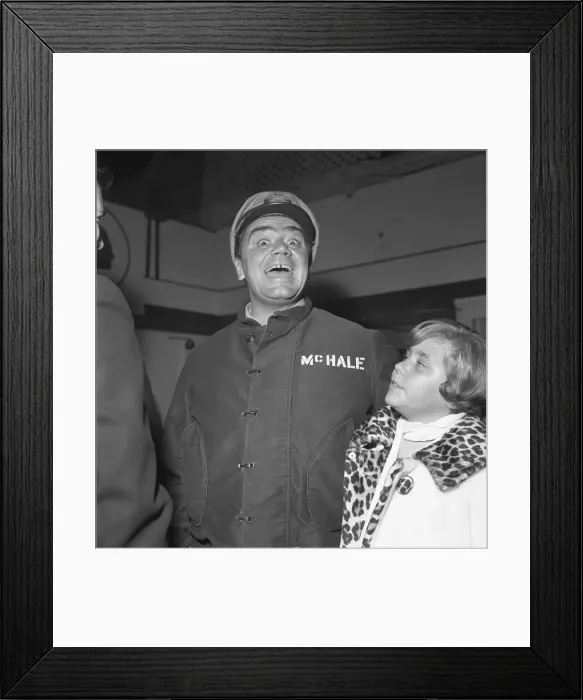 Framed Print : Ernest Borgnine And Daughter Framed Print : Ernest Borgnine And Daughter