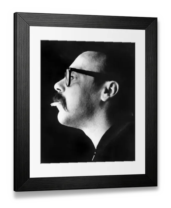 Framed Print : Vince Guaraldi Portrait Framed Print : Vince Guaraldi Portrait
