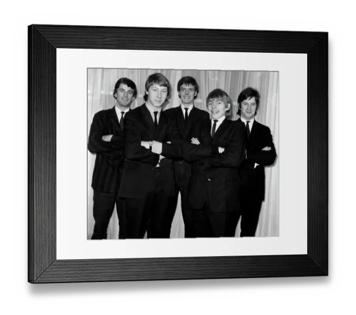Framed Print : Yardbirds With Clapton Framed Print : Yardbirds With Clapton