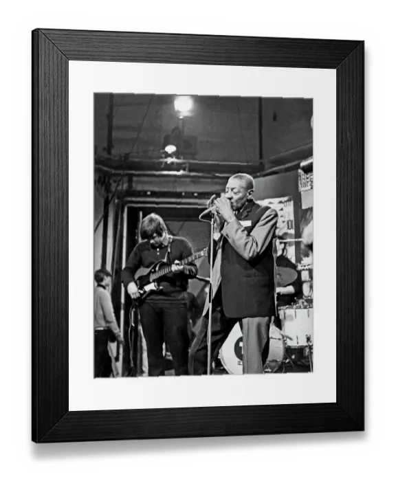 Framed Print : Sonny Boy Williamson On TV Framed Print : Sonny Boy Williamson On TV