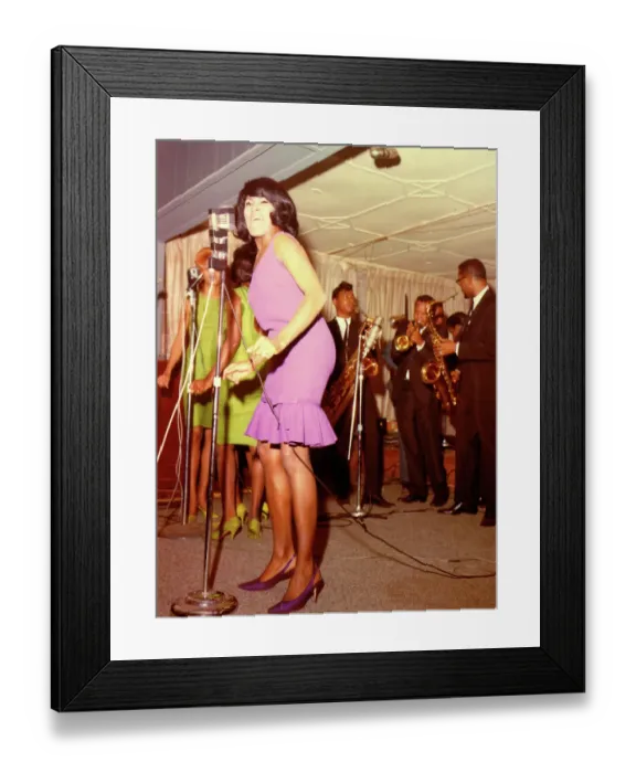Framed Print : Ike & Tina Turner Revue Perform Framed Print : Ike & Tina Turner Revue Perform