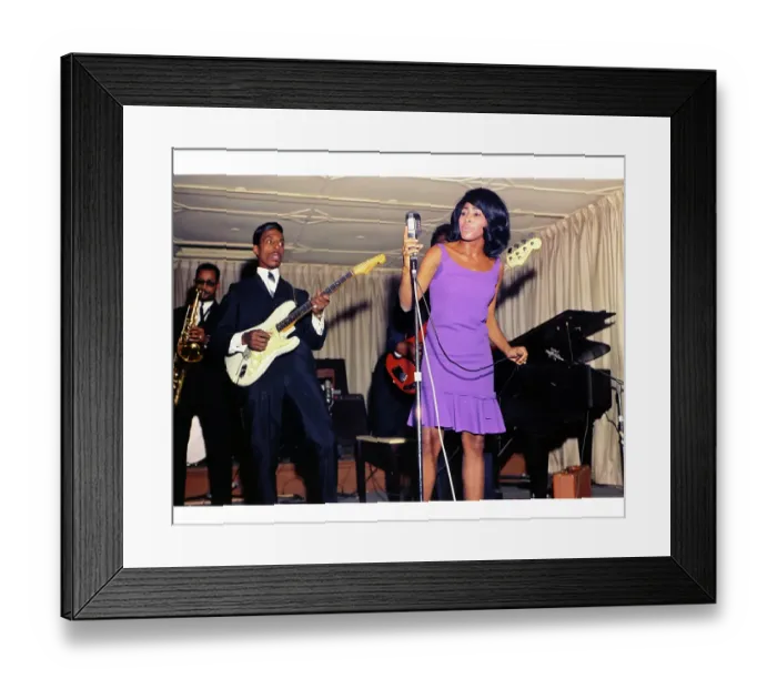 Framed Print : Ike & Tina Turner Revue Perform Framed Print : Ike & Tina Turner Revue Perform
