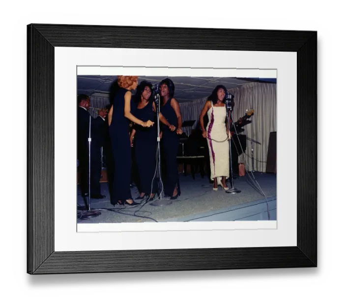 Framed Print : Ike & Tina Turner Revue Perform Framed Print : Ike & Tina Turner Revue Perform