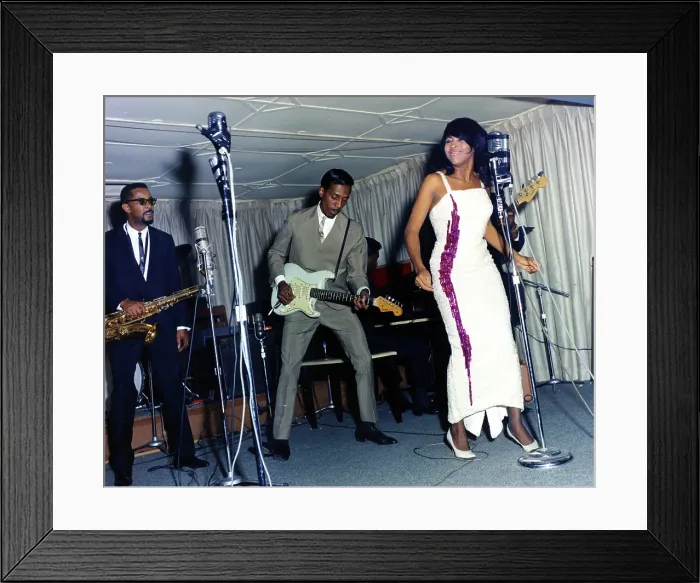 Framed Print : Ike & Tina Turner Revue Perform Framed Print : Ike & Tina Turner Revue Perform