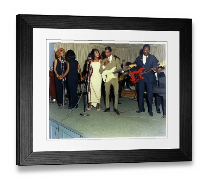 Framed Print : Ike & Tina Turner Revue Perform Framed Print : Ike & Tina Turner Revue Perform