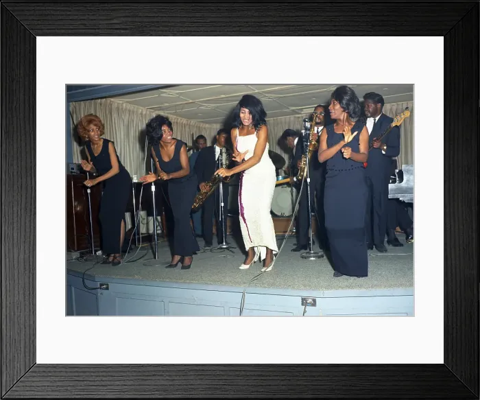 Framed Print : Ike & Tina Turner Revue Perform Framed Print : Ike & Tina Turner Revue Perform