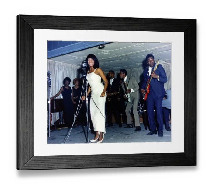Framed Print : Ike & Tina Turner Revue Perform Framed Print : Ike & Tina Turner Revue Perform