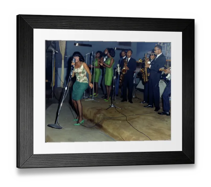 Framed Print : Ike & Tina Turner Revue Perform Framed Print : Ike & Tina Turner Revue Perform