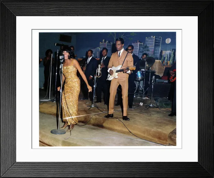 Framed Print : Ike & Tina Turner Revue Perform Framed Print : Ike & Tina Turner Revue Perform