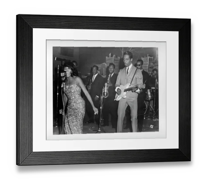 Framed Print : Ike & Tina Turner Revue Performing Framed Print : Ike & Tina Turner Revue Performing