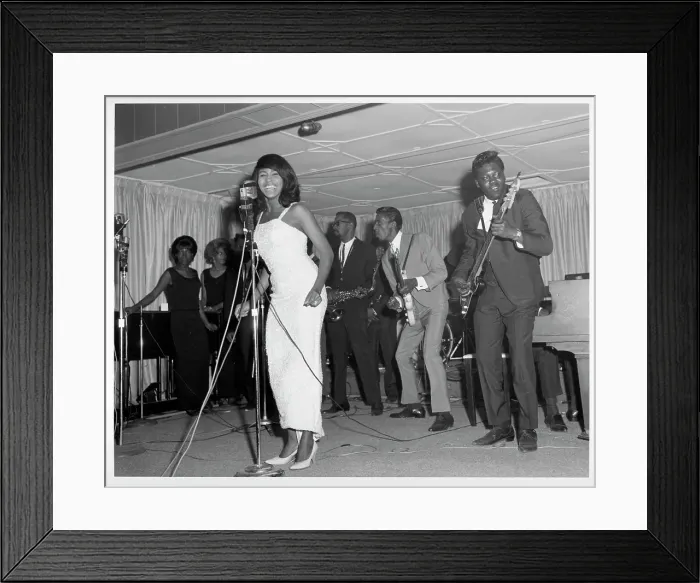 Framed Print : Ike & Tina Turner Revue Performing Framed Print : Ike & Tina Turner Revue Performing
