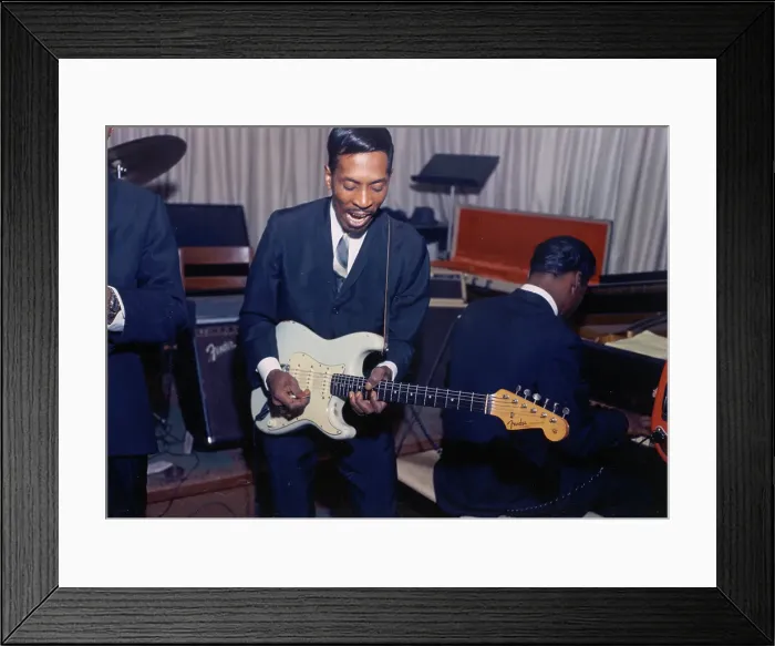 Framed Print : Ike Turner Performing Framed Print : Ike Turner Performing