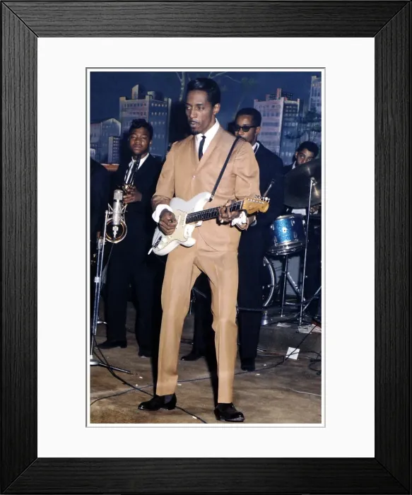 Framed Print : Ike Turner Performing Framed Print : Ike Turner Performing