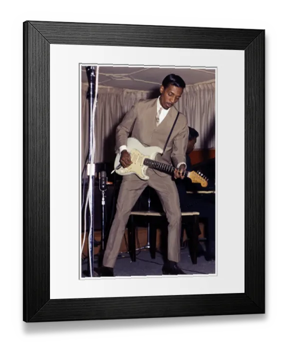 Framed Print : Ike Turner Performing Framed Print : Ike Turner Performing