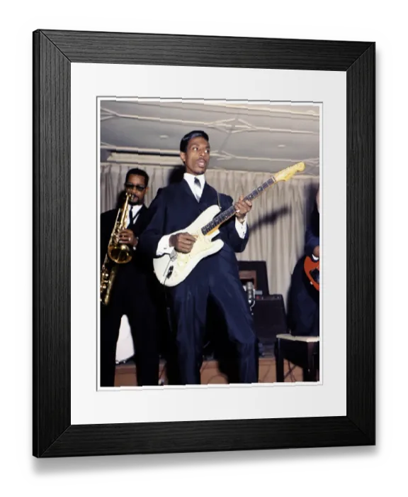 Framed Print : Ike Turner Performing Framed Print : Ike Turner Performing
