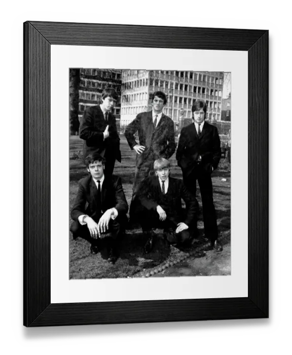 Framed Print : Yardbirds With Clapton Framed Print : Yardbirds With Clapton