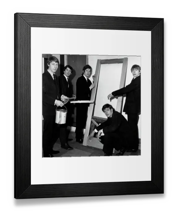 Framed Print : Yardbirds With Clapton Framed Print : Yardbirds With Clapton