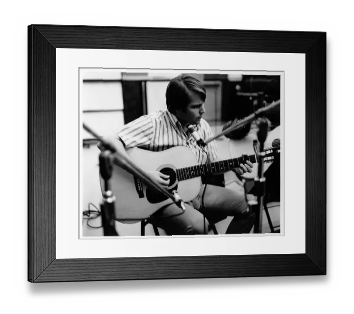 Framed Print : Carl Wilson Recording Framed Print : Carl Wilson Recording