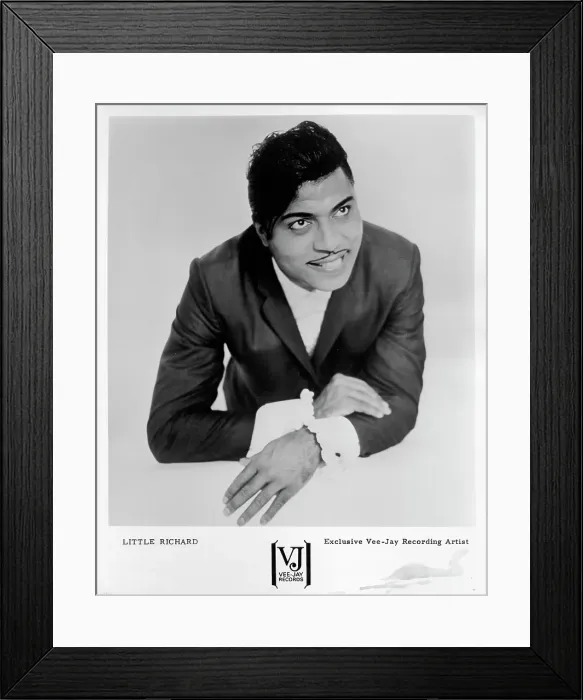 Framed Print : Little Richard On Vee-Jay Records Framed Print : Little Richard On Vee-Jay Records