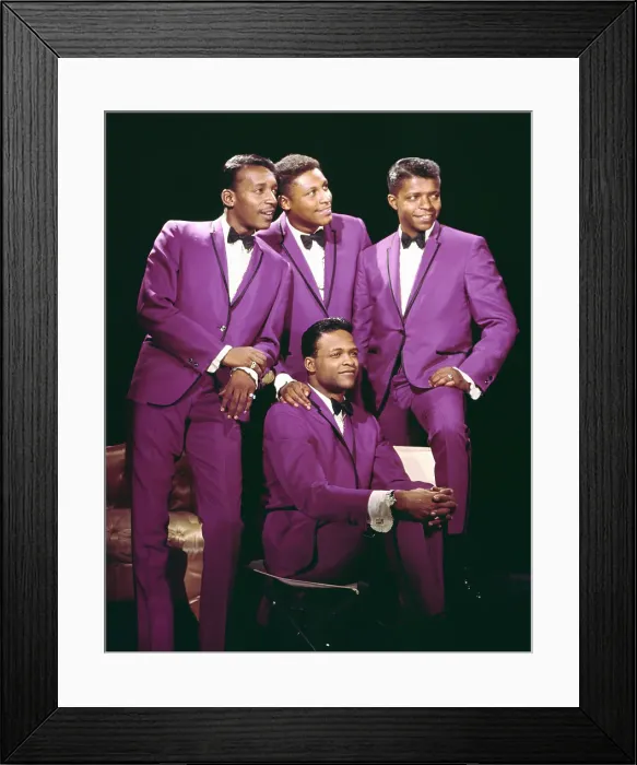 Framed Print : Little Anthony & The Imperials Portrait Framed Print : Little Anthony & The Imperials Portrait