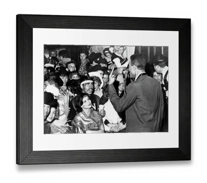 Framed Print : Soul Singer Performing At A Fraternity Dance Framed Print : Soul Singer Performing At A Fraternity Dance