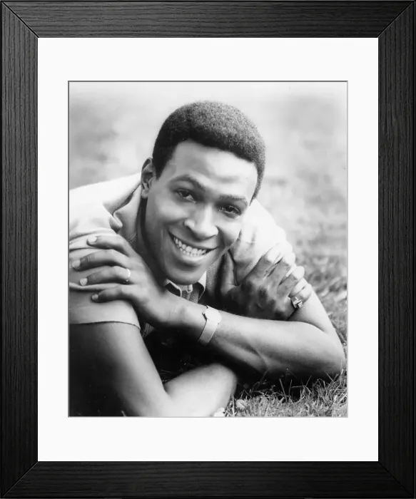 Framed Print : Marvin Gaye Portrait Framed Print : Marvin Gaye Portrait