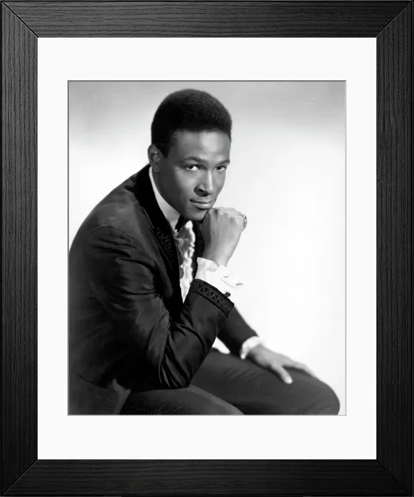 Framed Print : Marvin Gaye Portrait Framed Print : Marvin Gaye Portrait