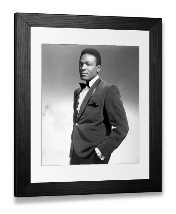 Framed Print : Marvin Gaye Portrait Framed Print : Marvin Gaye Portrait